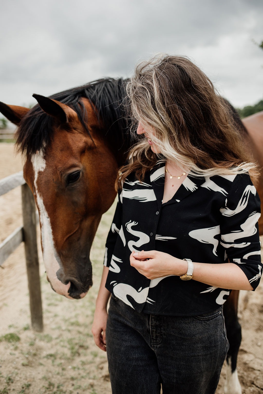 Anna met paard